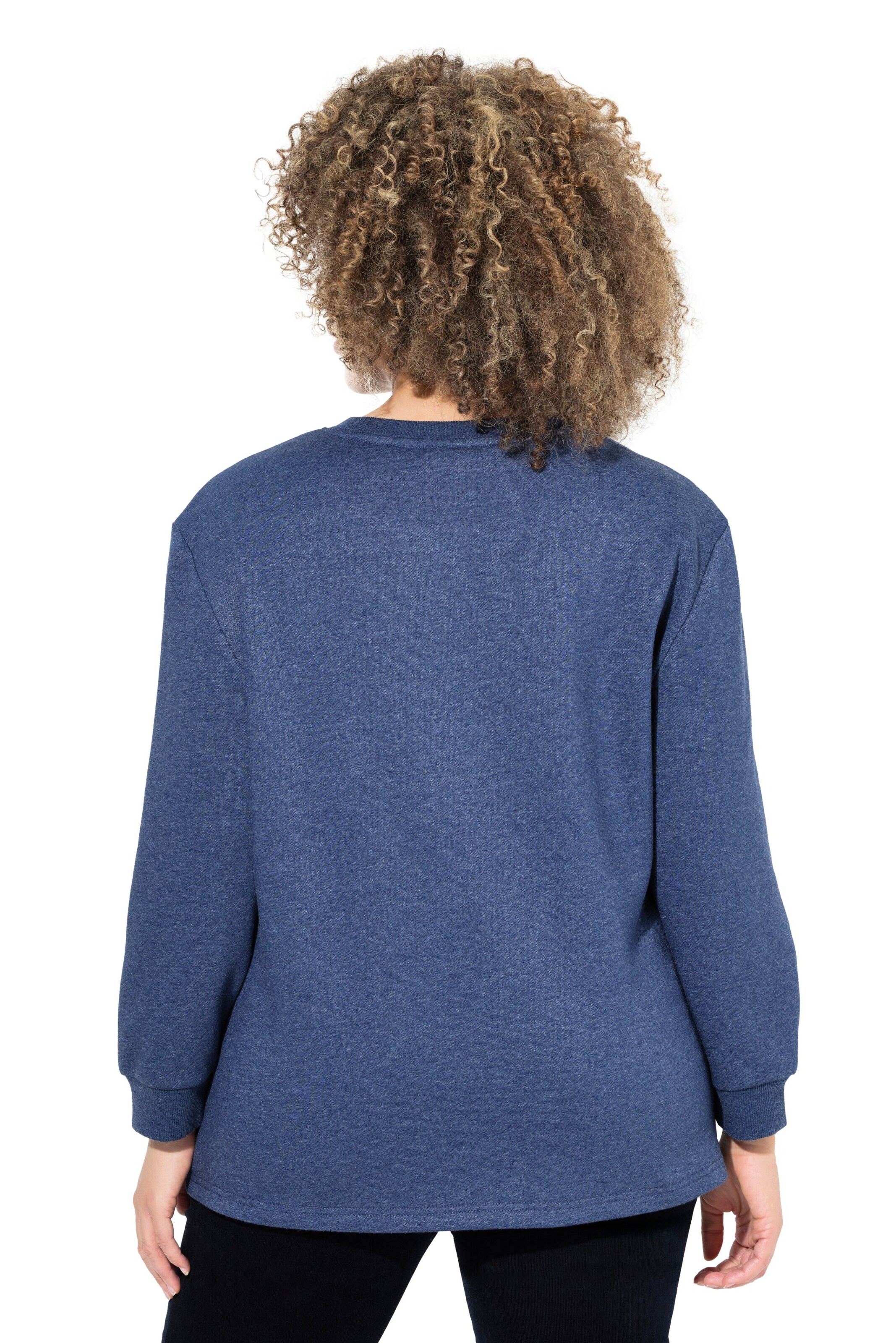 Ulla Popken Sweatshirt in Blauw