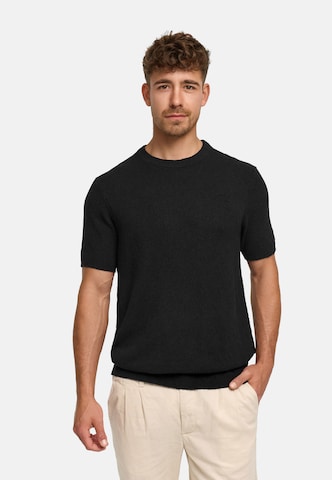 INDICODE JEANS Shirt 'Brokbell' in Zwart: voorkant