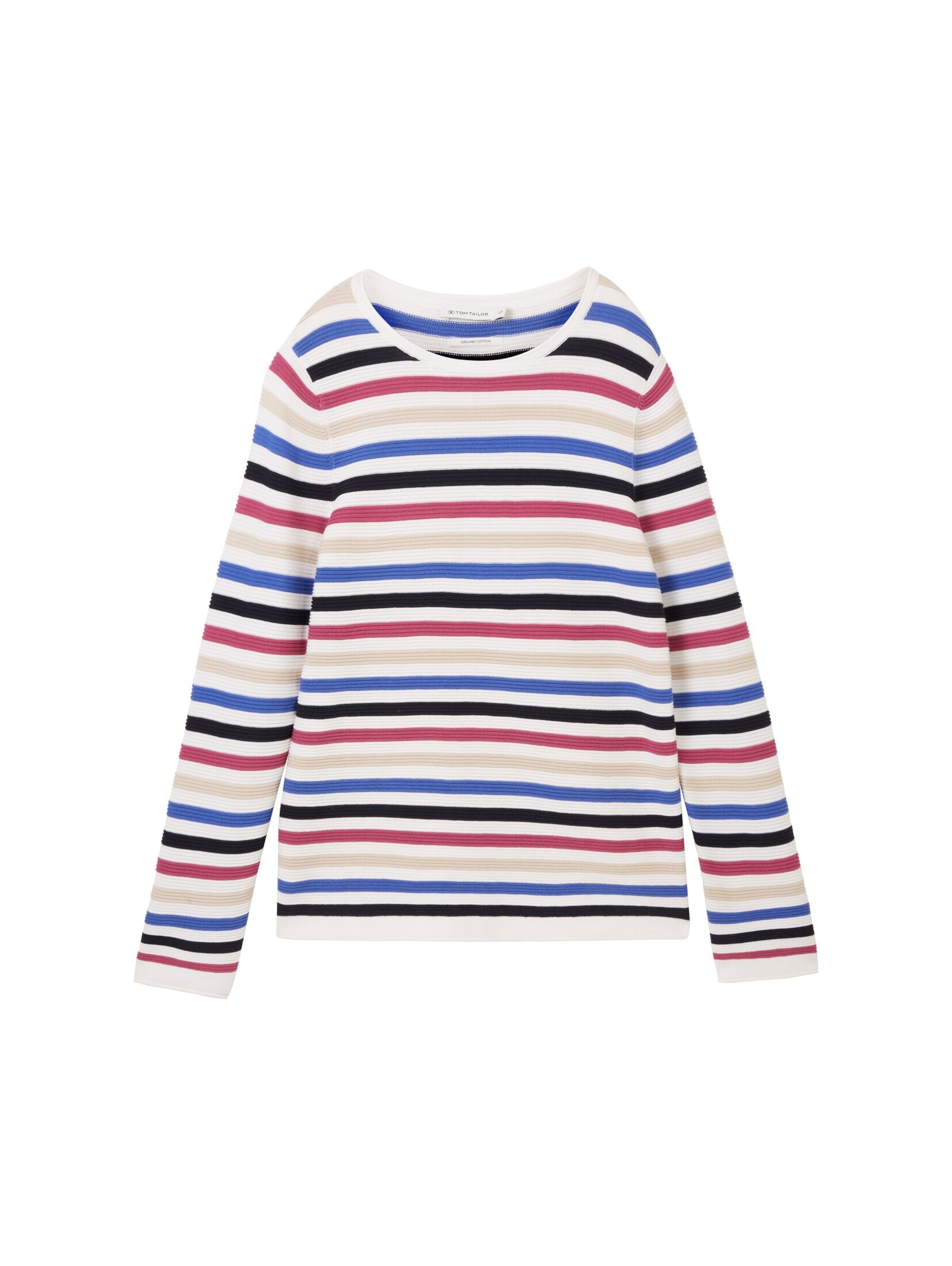 TOM TAILOR Pullover i hvid: forside