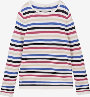 Pull-over TOM TAILOR en blanc : devant