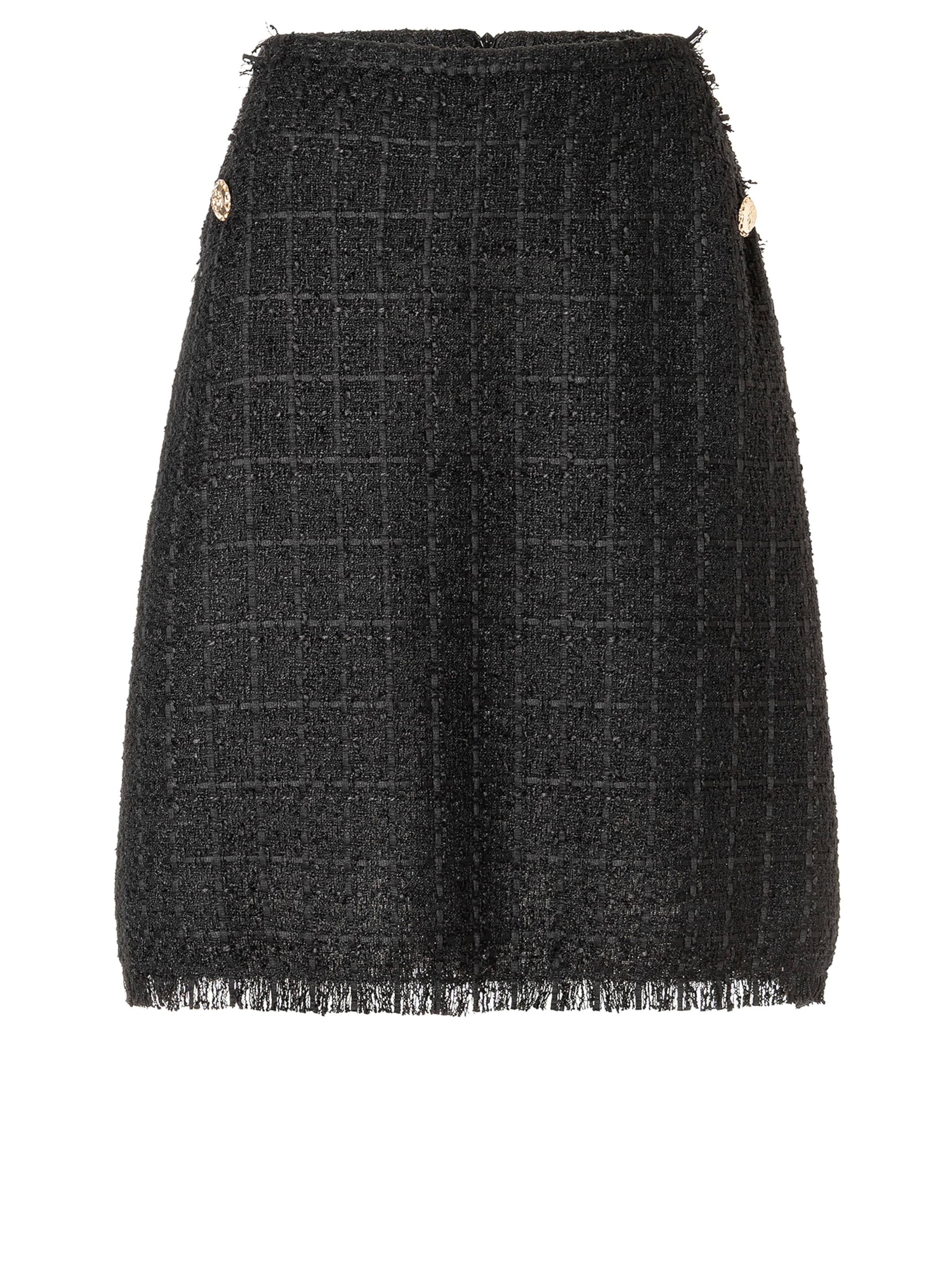 Ana Alcazar Rok 'Abero' in Zwart: voorkant