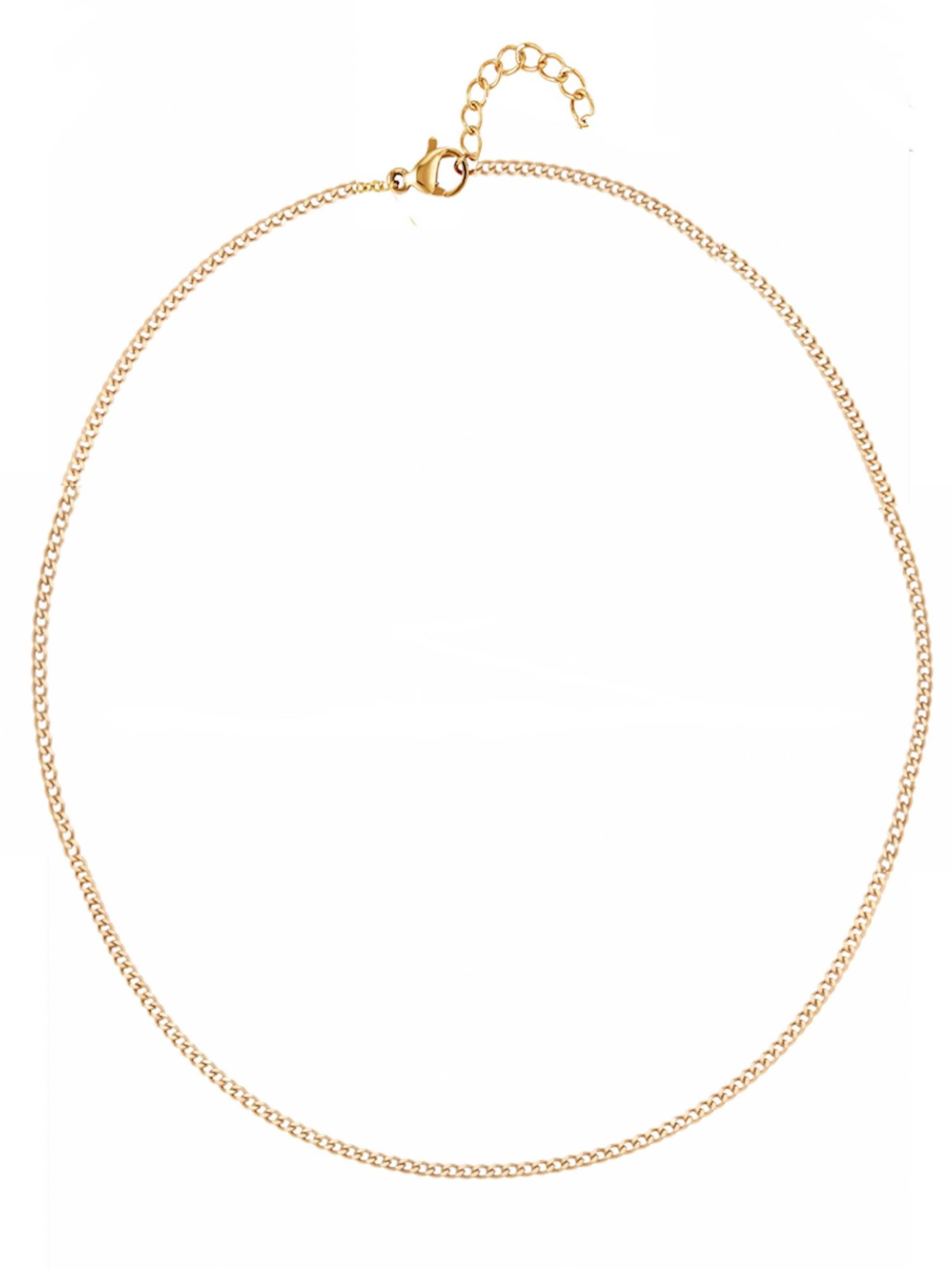 Cala Rose Kette 'PURE'‌‌‌‌ in Gold: Vorderseite