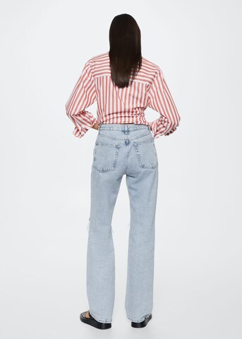 MANGO Wide leg Jeans 'Zoe' in Blue