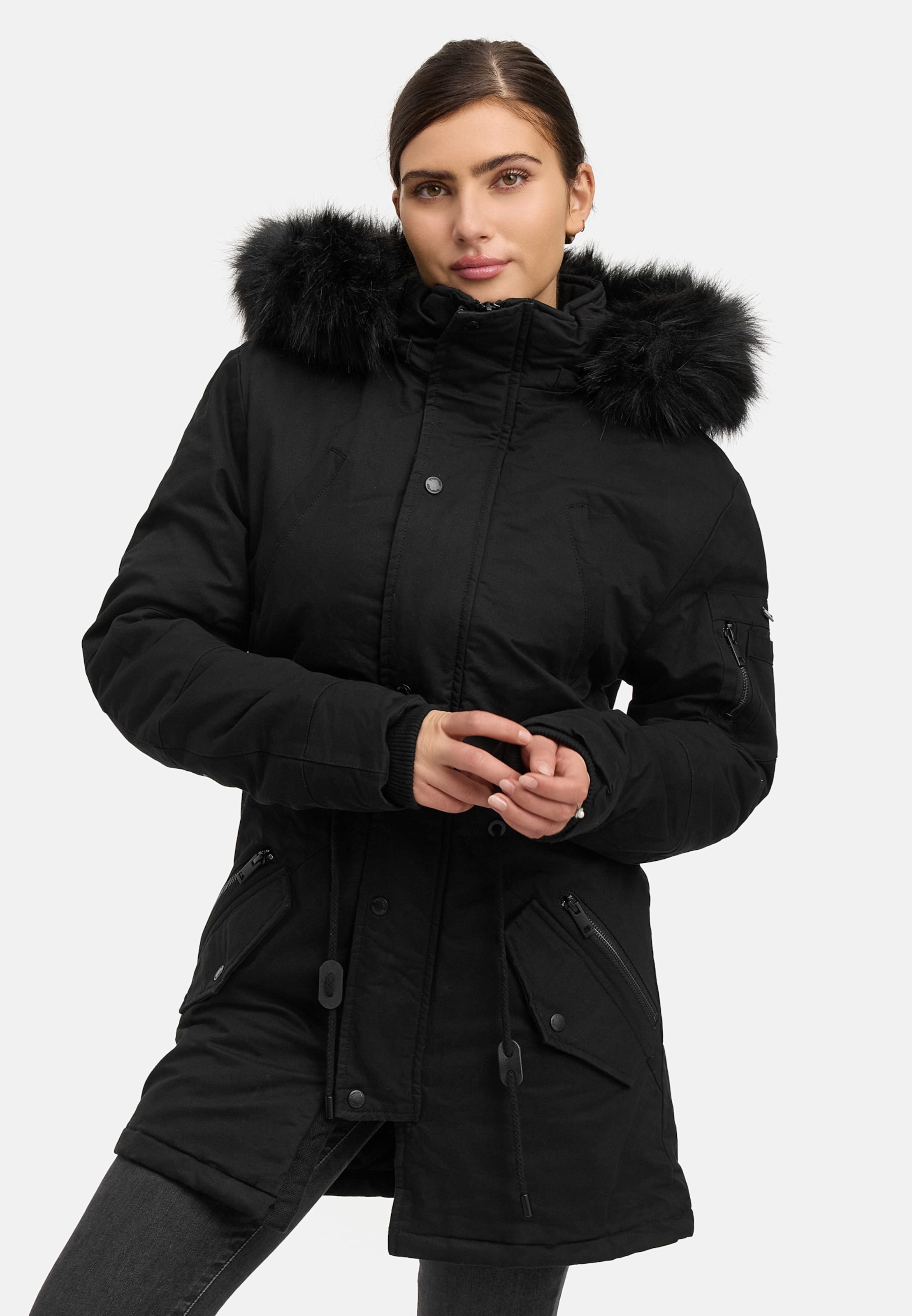trueprodigy Winter Parka ' Julius F ' in Black | ABOUT YOU