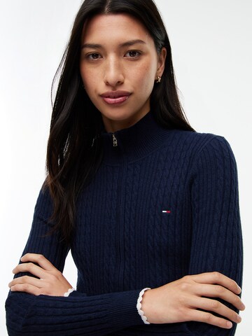 mėlyna Tommy Jeans Kardiganas