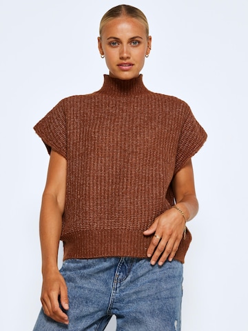 Noisy may Sweater 'Robina' in Brown: front