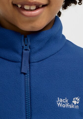 JACK WOLFSKIN Fleece Jacket in Blue
