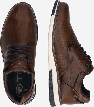 TOM TAILOR Lace-Up Shoes in Brown