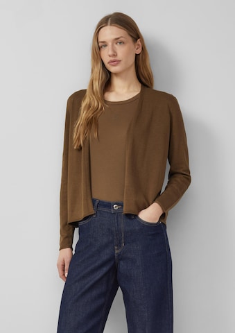 s.Oliver Strickjacke in Braun: Vorderseite