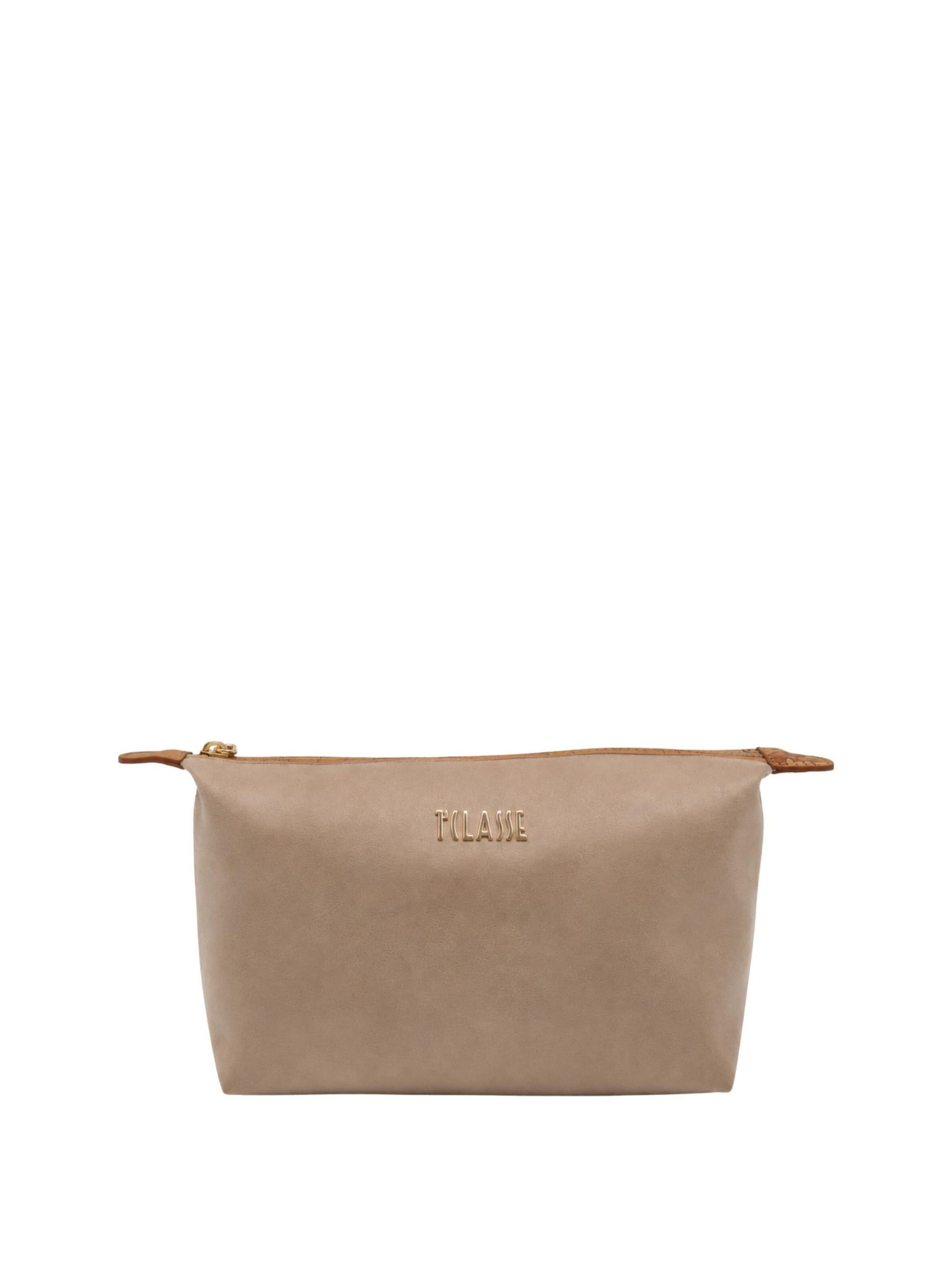 Alviero Martini Cosmetic bag 'SMALL BEAUTY CASE' in Beige: front