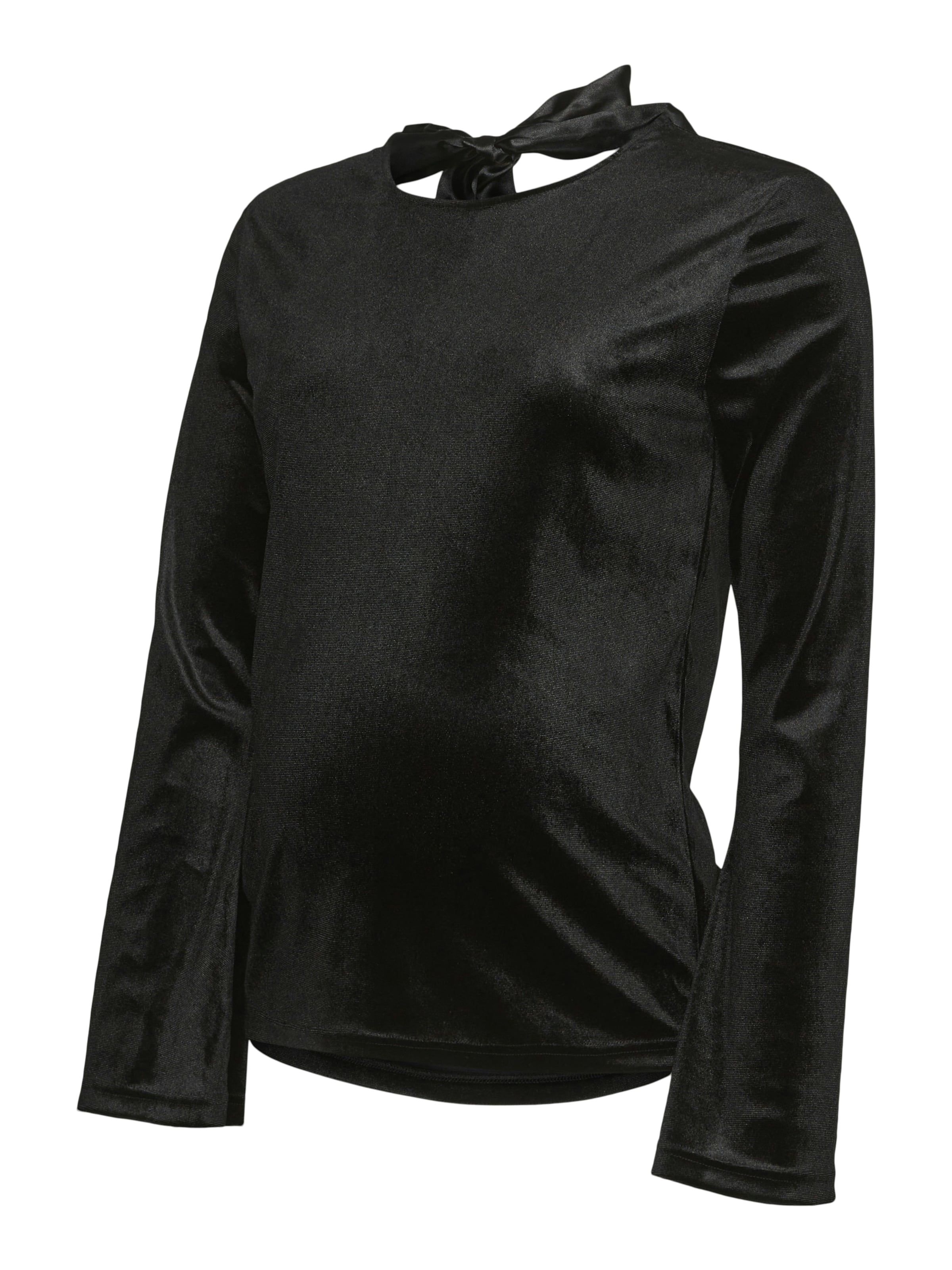 T-shirt 'MLSandra' MAMALICIOUS en noir : devant