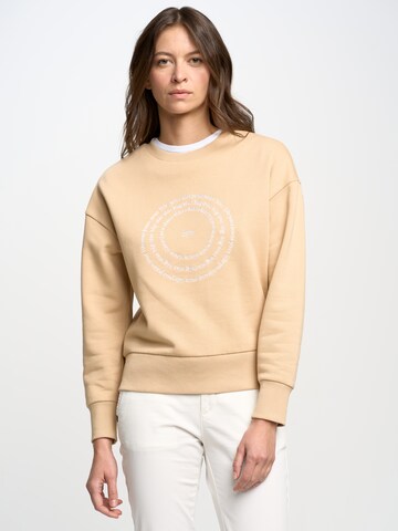 Sweat-shirt 'Ofrysima' BIG STAR en beige : devant