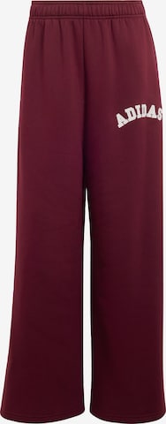 ADIDAS SPORTSWEAR Sports trousers in Red: front