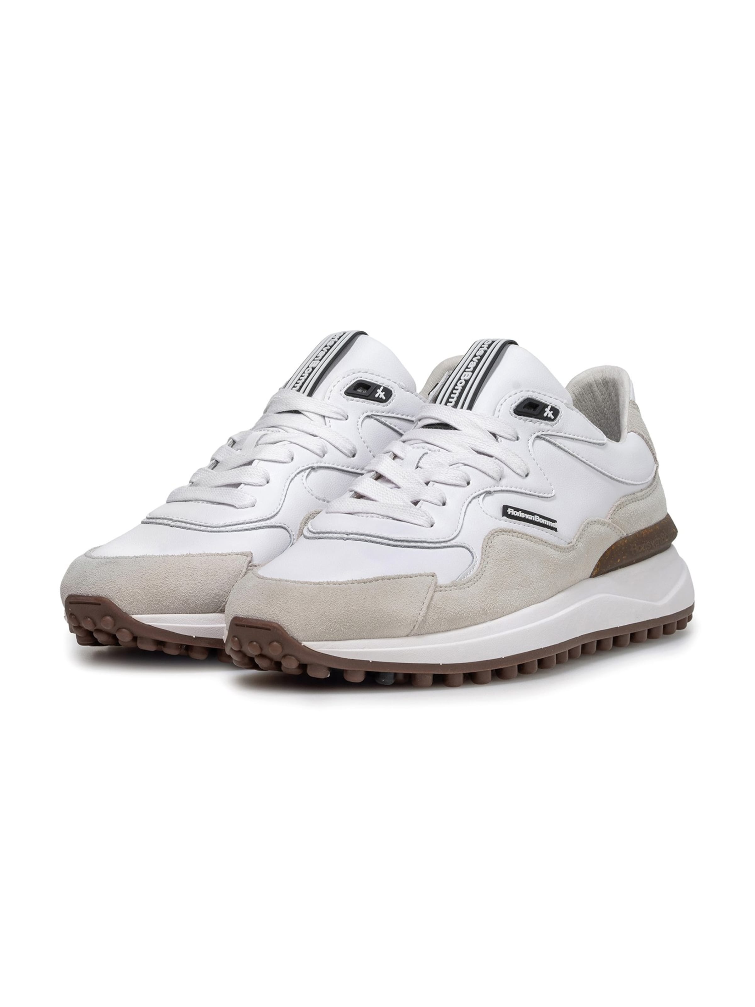 Floris van Bommel Platform trainers 'Noppi 50.' in White