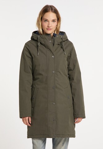 Manteau fonctionnel DreiMaster Vintage en vert : devant