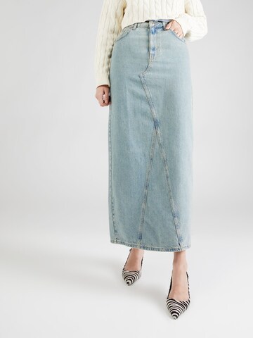 TOPSHOP Skirt in Blue: front