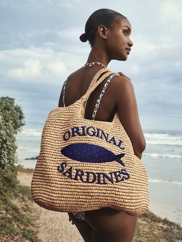 Sac de plage 'Sardine' Next en beige