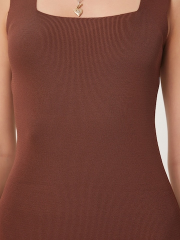 Happiness İstanbul - Vestido de malha em castanho