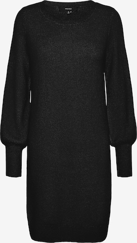 Robes en maille 'Simone' VERO MODA en noir : devant