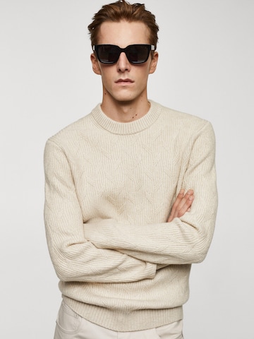 MANGO MAN Sweater 'Carbonel' in Grey