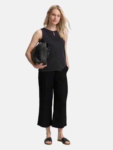 Wide Leg Pantalon TOM TAILOR en noir