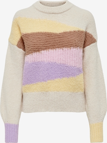 Pull-over 'Anna' ONLY en beige : devant