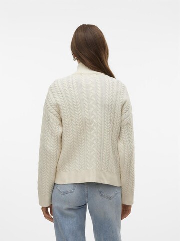 VERO MODA Knit Cardigan in Beige