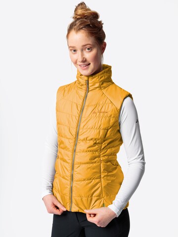 VAUDE Sports Vest 'Moena' in Yellow: front