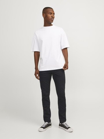 JACK & JONES Slimfit Jeans 'Glen Blaine' in Zwart