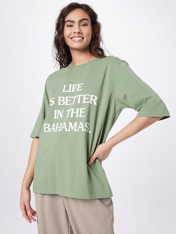 RAIINE Μπλουζάκι 'MINE' σε πράσινο: μπροστά
