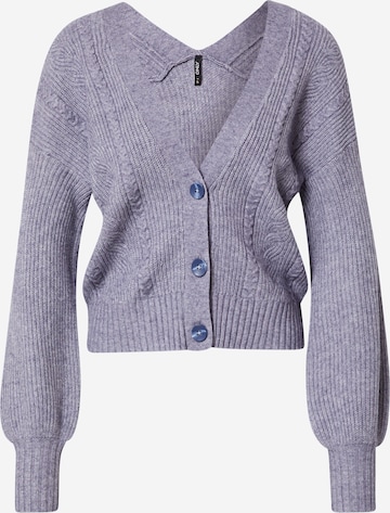 ONLY Knit cardigan in Purple: front