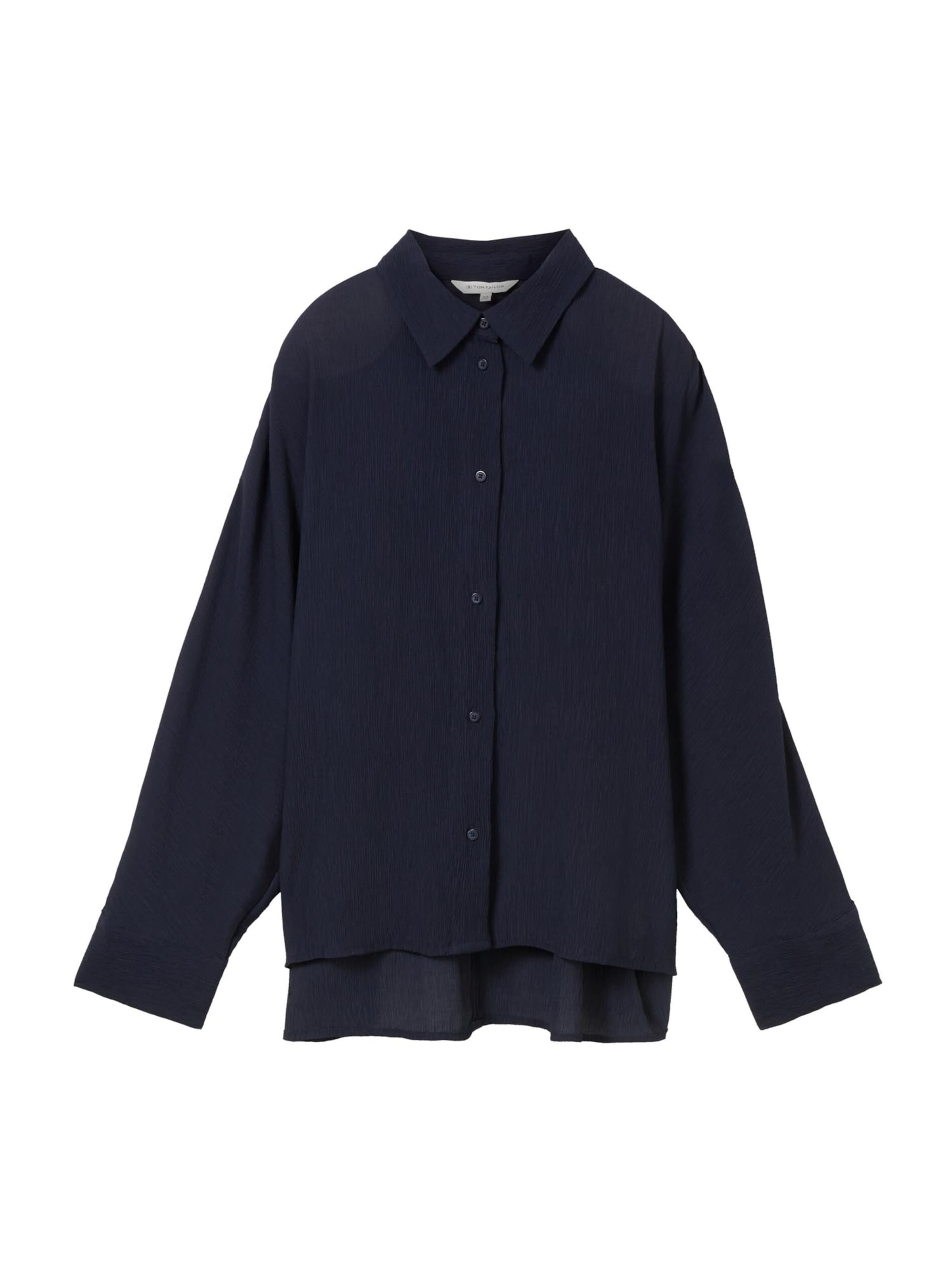 TOM TAILOR Blouse in Blauw: voorkant