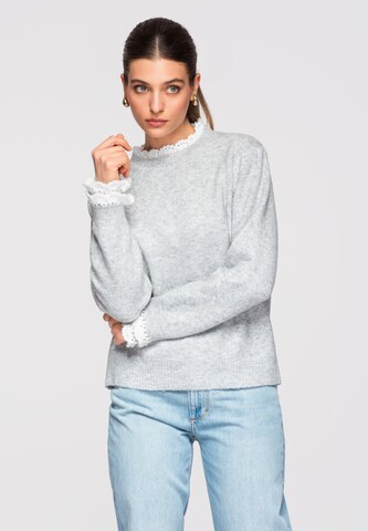 Ombre Sweater in Grey: front