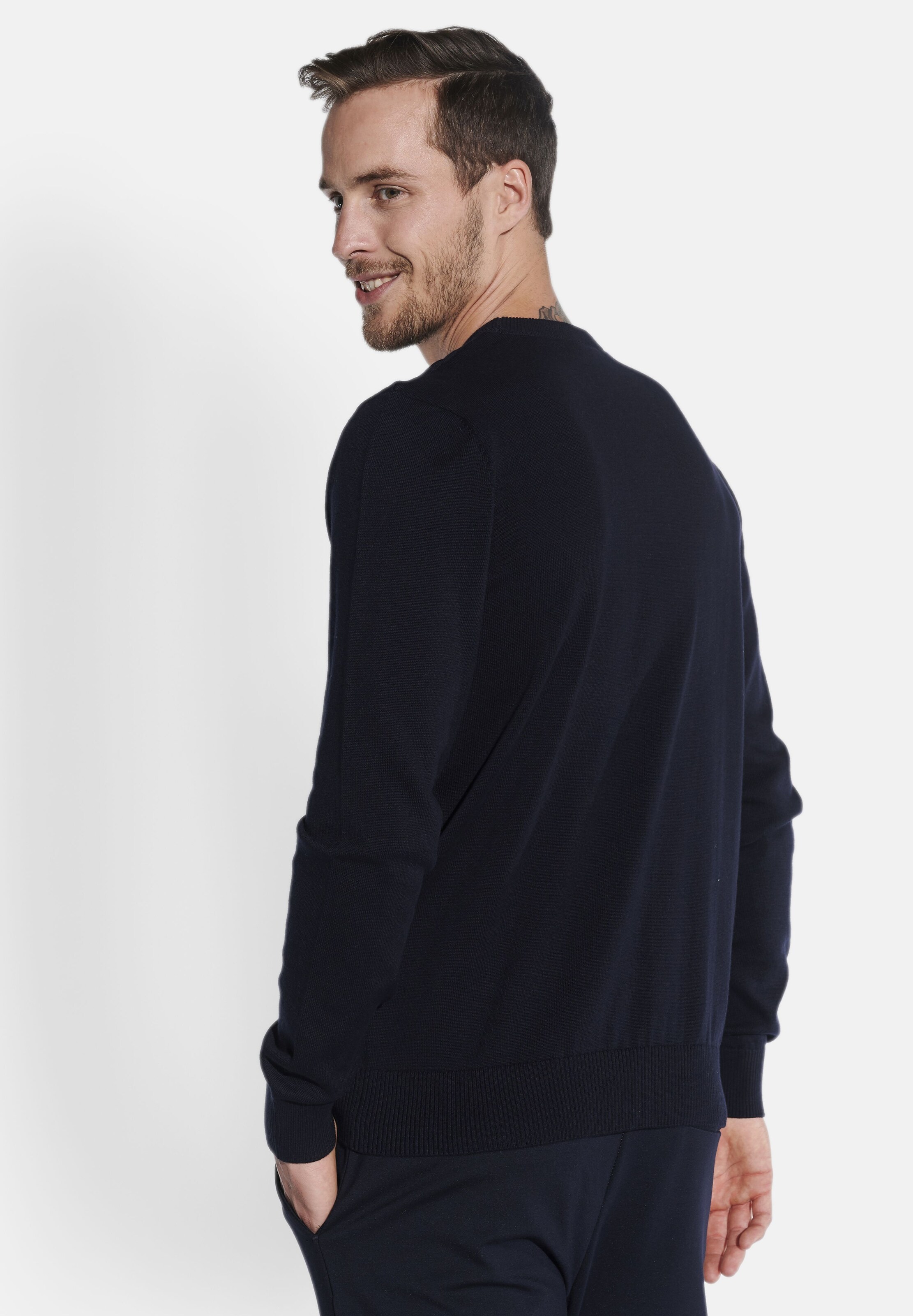 Männer Pullover & Strick Steffen Klein Herren Pullover in Schwarz - UN37381 Männer Pullover & Strick Steffen Klein Herren Pullover in Schwarz - UN37381