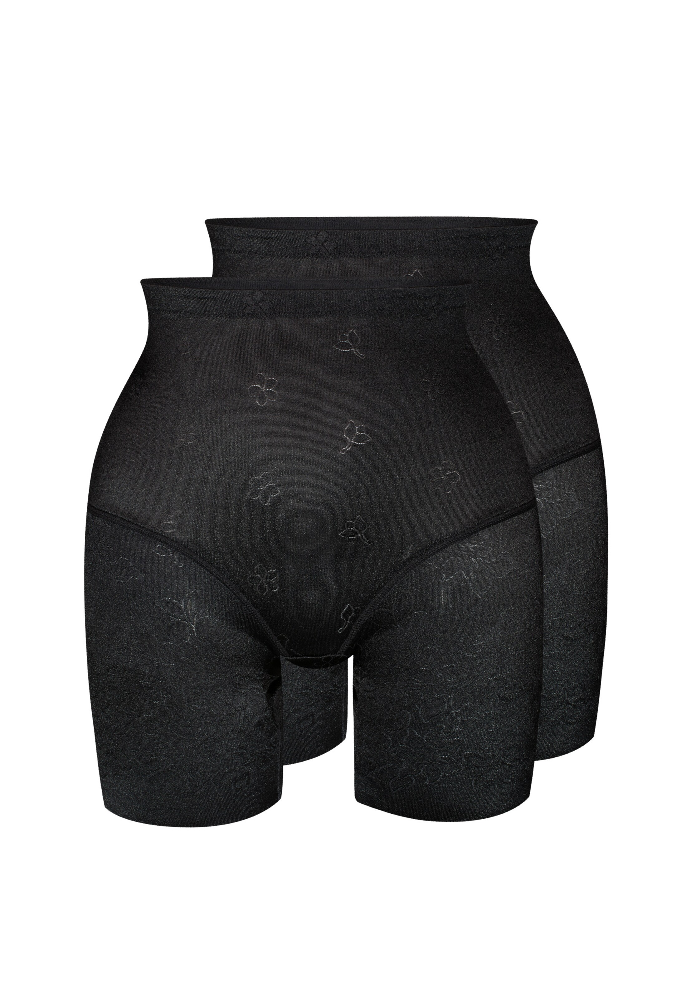 sassa Long Johns 'FUNCTIONAL JACQUARD' in Black: front