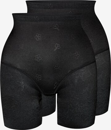 sassa Long Johns 'FUNCTIONAL JACQUARD' in Black: front