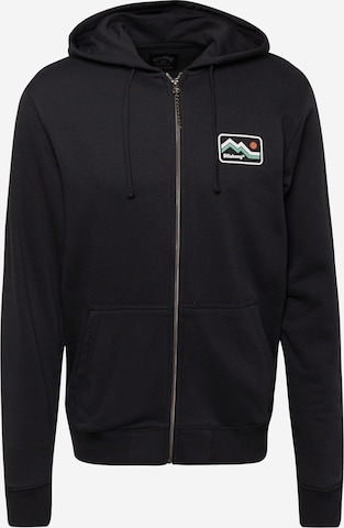 BILLABONG Sweatjacke 'LENGTH' in Schwarz: predná strana