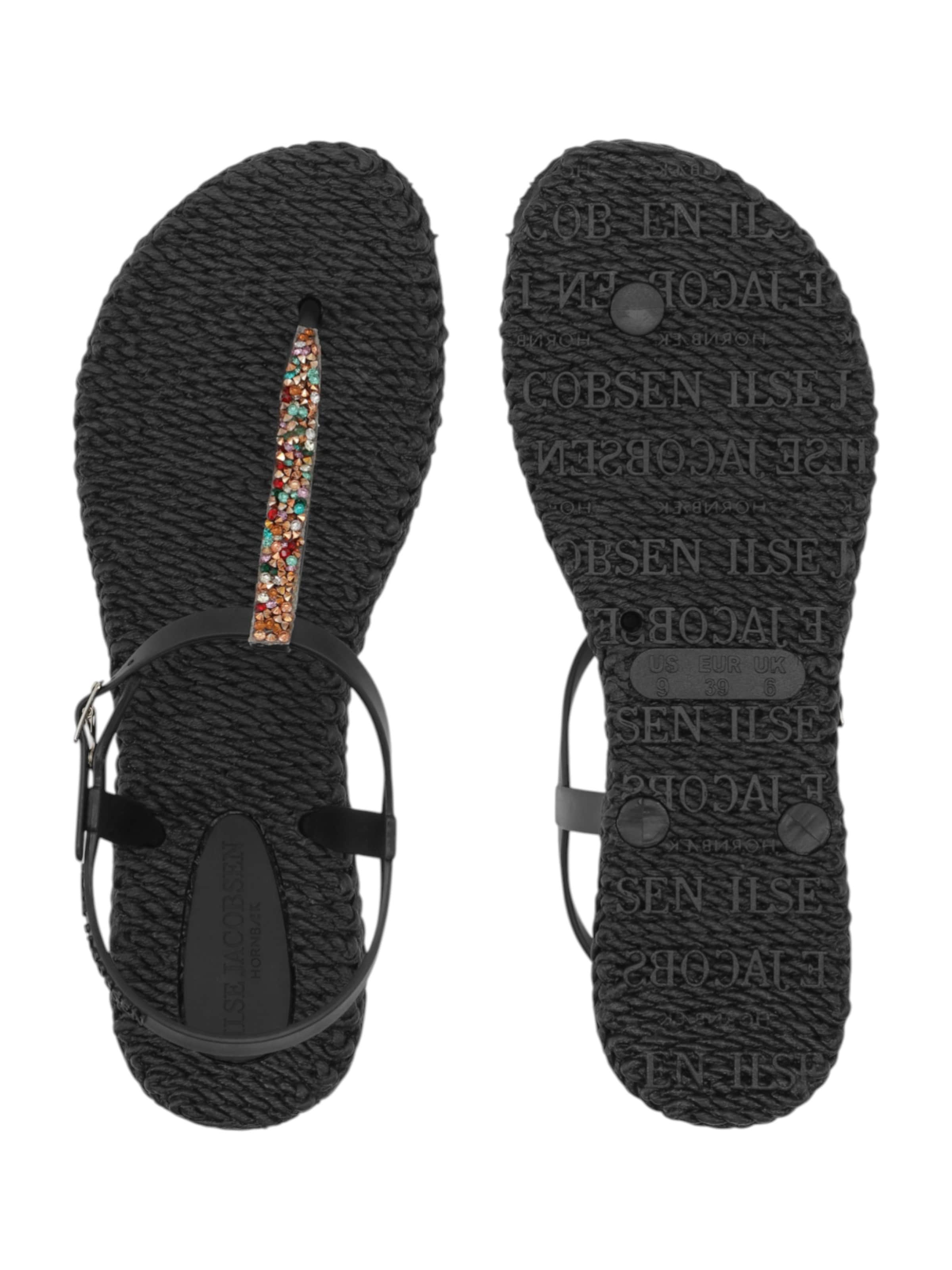 ILSE JACOBSEN T-bar sandals 'CHEERFUL10M' in Black