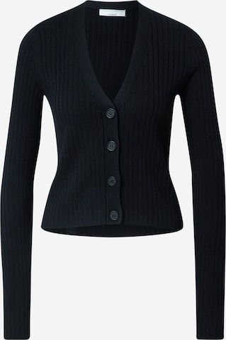 Guido Maria Kretschmer Women Knit Cardigan 'Hellena' in Black: front