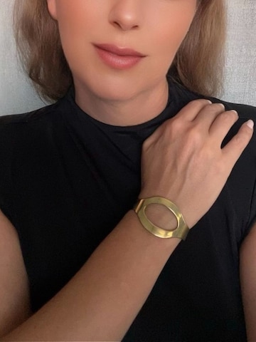 Bracelet 'Oracle bracelet, gold-plated brass, Glory the Magician design' Gloria Mago en or