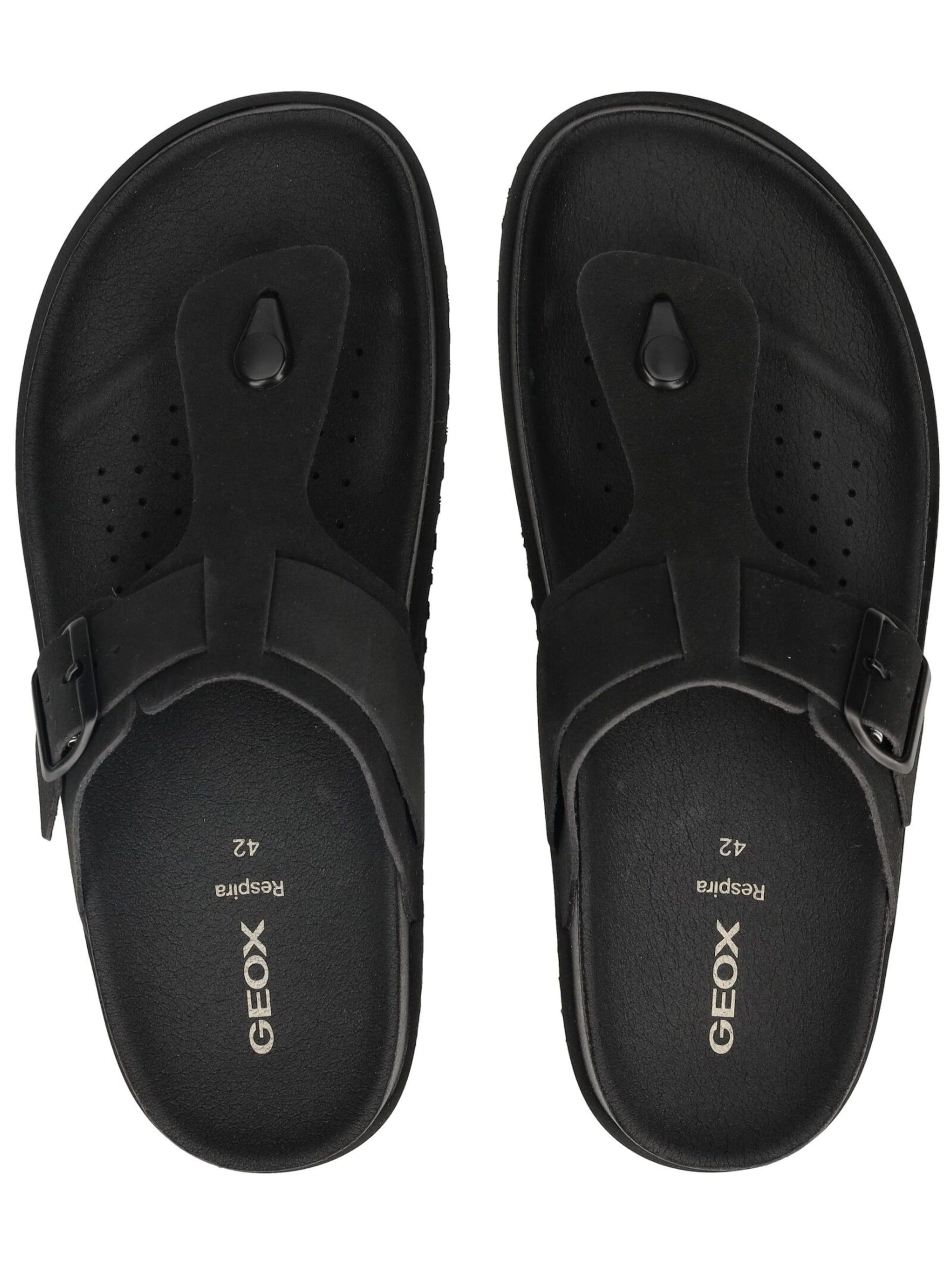 GEOX T-bar sandals in Black