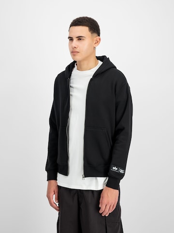 ALPHA INDUSTRIES Sweatshirt in Black