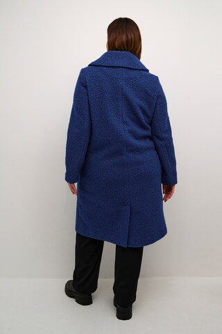KAFFE CURVE Between-seasons coat 'Anni' in Blue