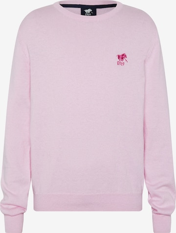 Polo Sylt Sweater in Pink: front