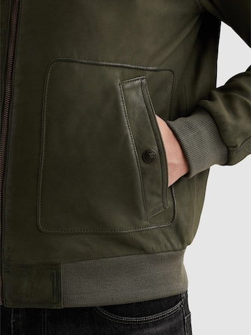 PME Legend - Chaqueta de entretiempo 'Summer Hudson leather jacket' en verde