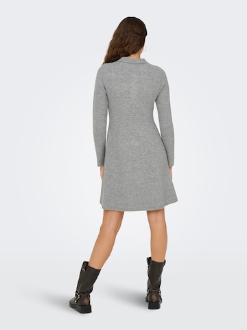 JDY Strickkleid in Grau
