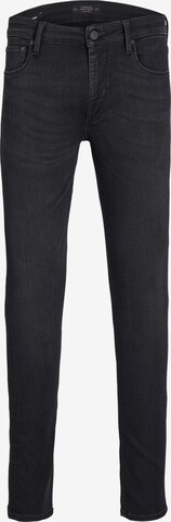 JACK & JONES Skinny Jeans 'Liam Evan' in Zwart: voorkant