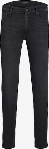 JACK & JONES Skinny Jeans 'Liam Evan' in Zwart: voorkant