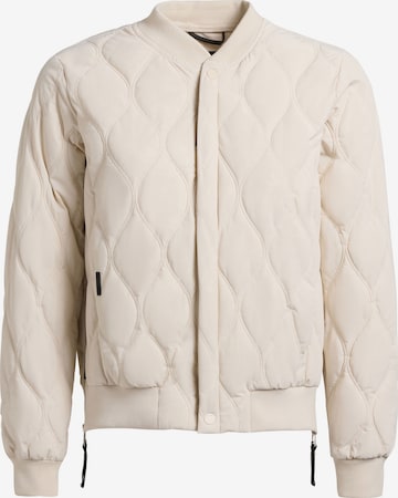 Veste mi-saison khujo en beige : devant