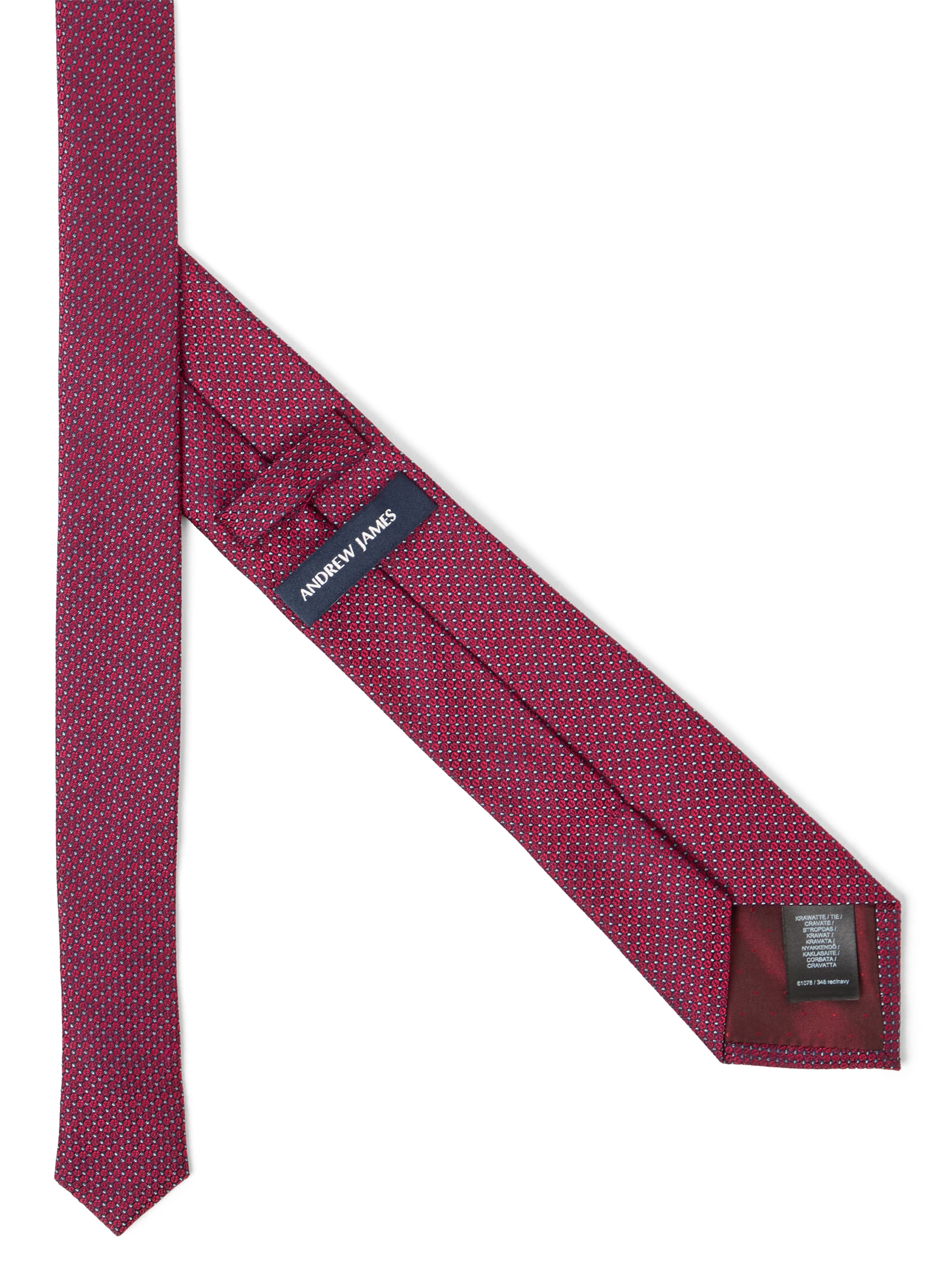 Andrew James Tie in Red